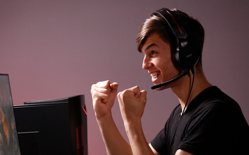 Słuchawki ACER Nitro - izolacja dźwięków z otoczenia izolacja szumów skupienie