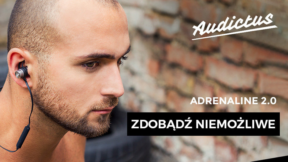 Słuchawki Dokanałowe AUDICTUS Adrenaline 2.0 Srebrny - Ogólny