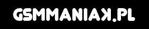 Logo z białym napisem \'GSMMANIAK.PL\' na czarnym tle.