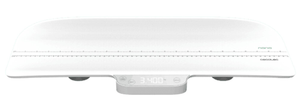 Waga CECOTEC Nana BabyCare SmartWeight  Wygoda odczytu dzięki LED Czytelny wyświetlacz LED szybki odczyt wyników Funkcja tarowania praktyczne rozwiązanie poprawa komfort