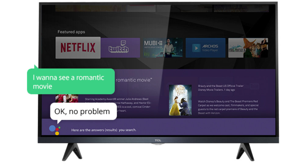 TCL LED 32ES580 - asystent google