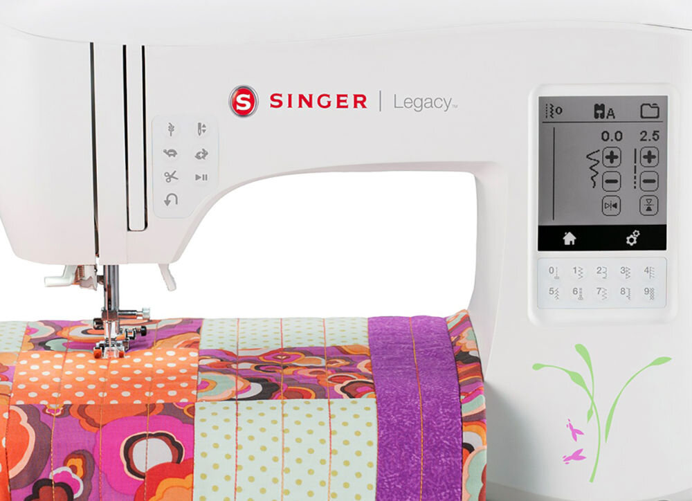 Maszyna do szycia SINGER Legacy C440 obszywanie dziurek na guziki szybko dokładnie regulacja naprężenia nici wolne ramie części odzieży