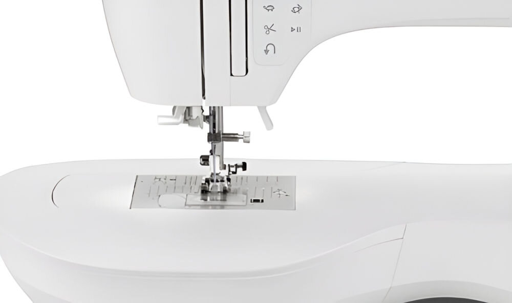 Maszyna do szycia SINGER Legacy SE300 zestaw 11 stopek dociskowych uniwersalna stopka 10 specjalnych stopek stopka do 1-stopniowego obszywania dziurek na guziki zatrzaskowy uchwyt stopek wszechstronność łatwa wymiana stopek efektywność wygoda precyzyjne dopasowanie   