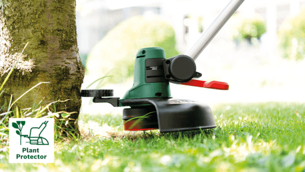 BOSCH urządzenie kabłąk dystansowy ochrona rośliny drzewa ścięcie podkaszanie