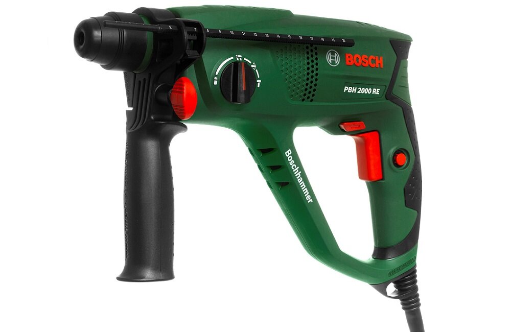 Młot udarowo obrotowy BOSCH PBH 2000 RE Wyposażenie