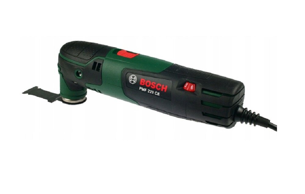 Narzędzie wielofunkcyjne BOSCH PMF 220 CE 0603102021 Komfortowa praca posiada ogumowaną rękojeść typu SoftGrip