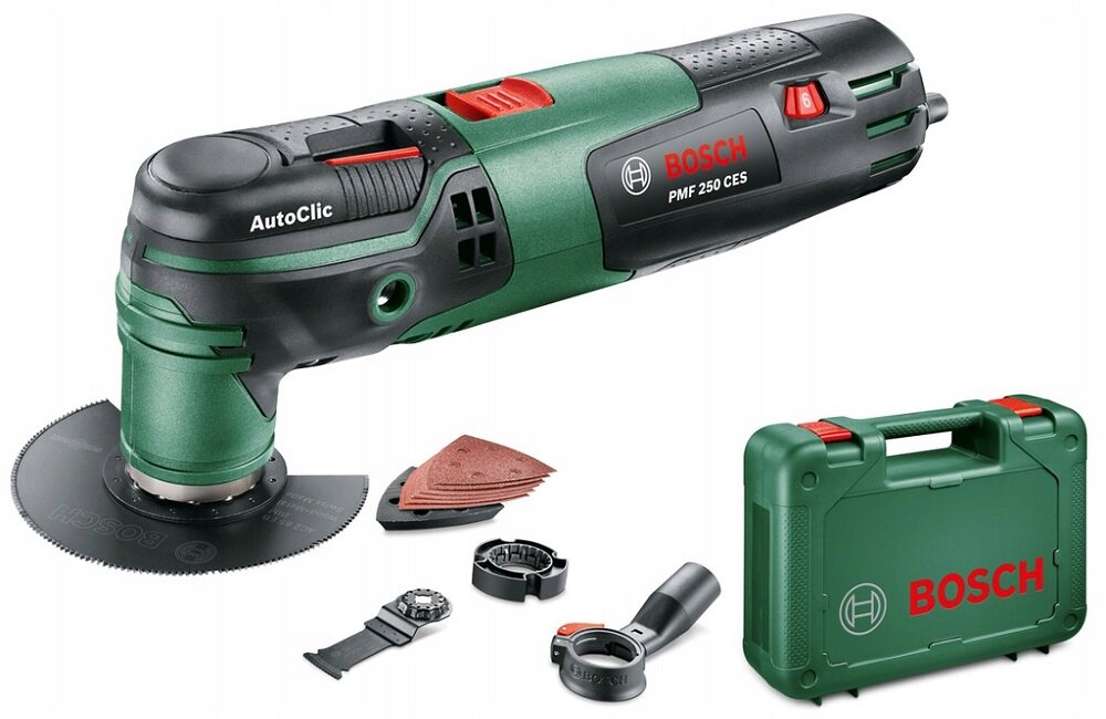 Narzędzie wielofunkcyjne BOSCH PMF 250 CES Basic 0603102120 Wyposażenie