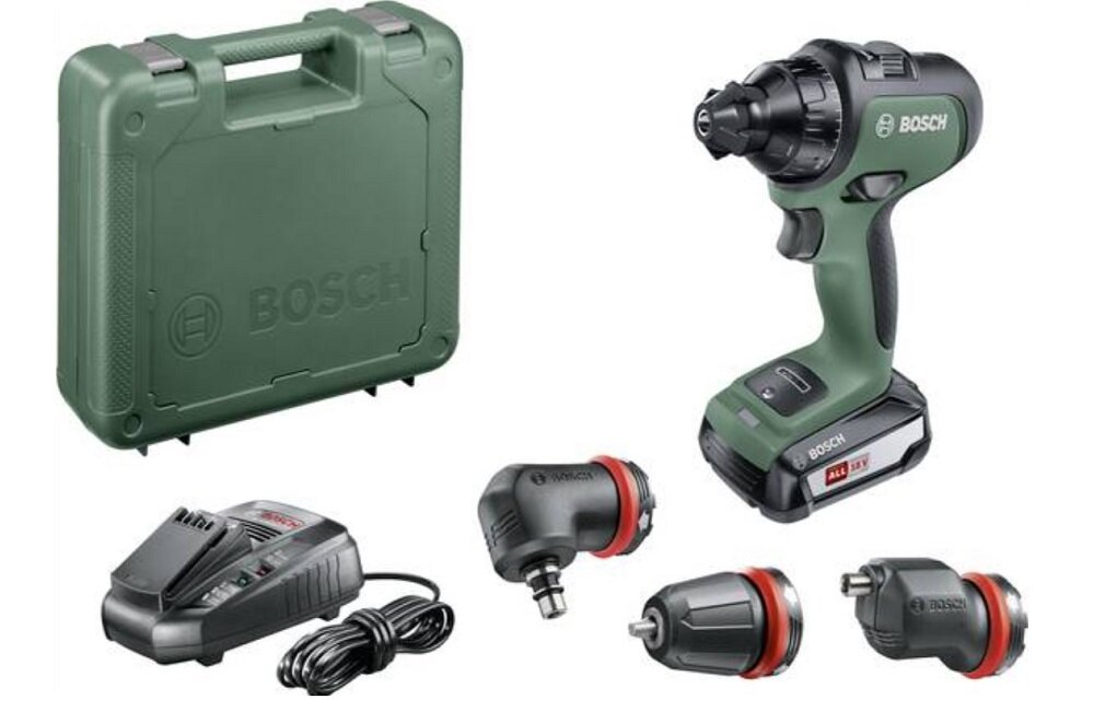 Wiertarko-wkrętarka BOSCH Advanced Drill 18 06039B5002 Wygodne przechowywanie walizka wyposażenie
