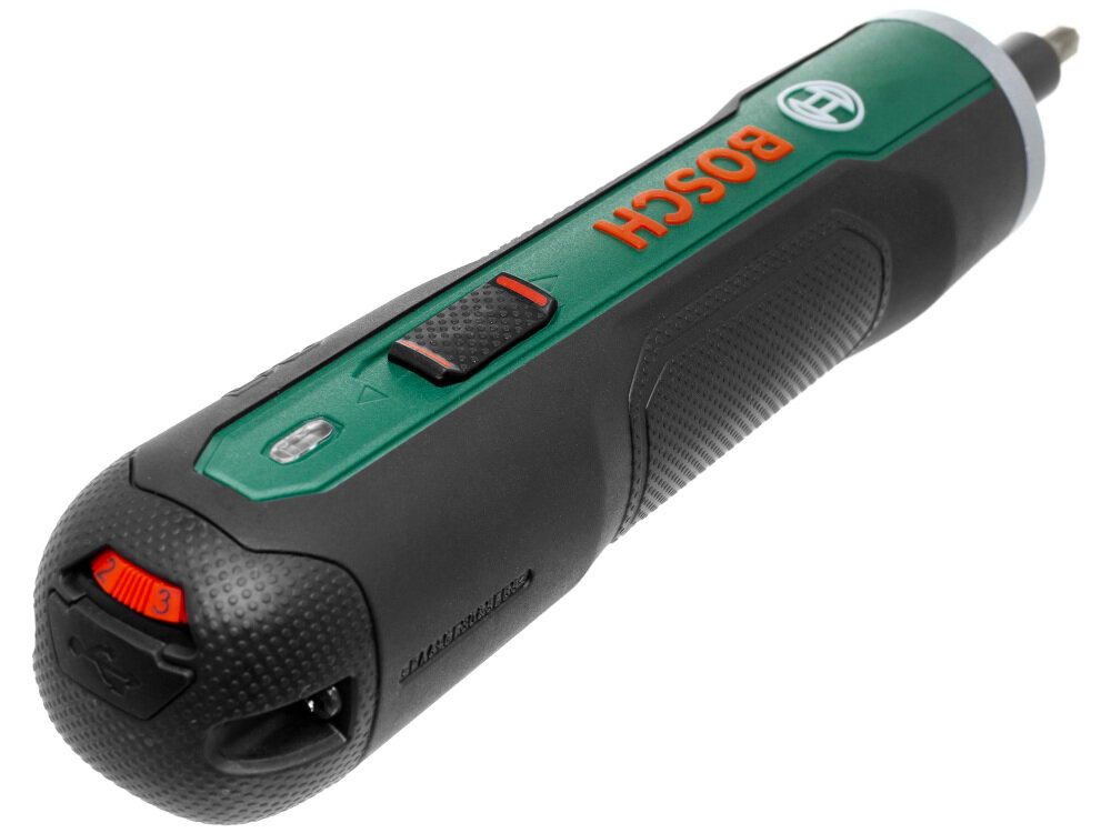 Wkrętak BOSCH Push Drive 06039C6020 akumulator Li-Ion o pojemności 1500 mAh wskaźnik stanu naładowania akumulatora