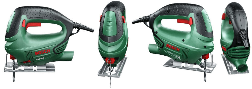 Wyrzynarka BOSCH PST 650 silnik o mocy 500 W maksymalna prędkość skokowa 3100 skok/min