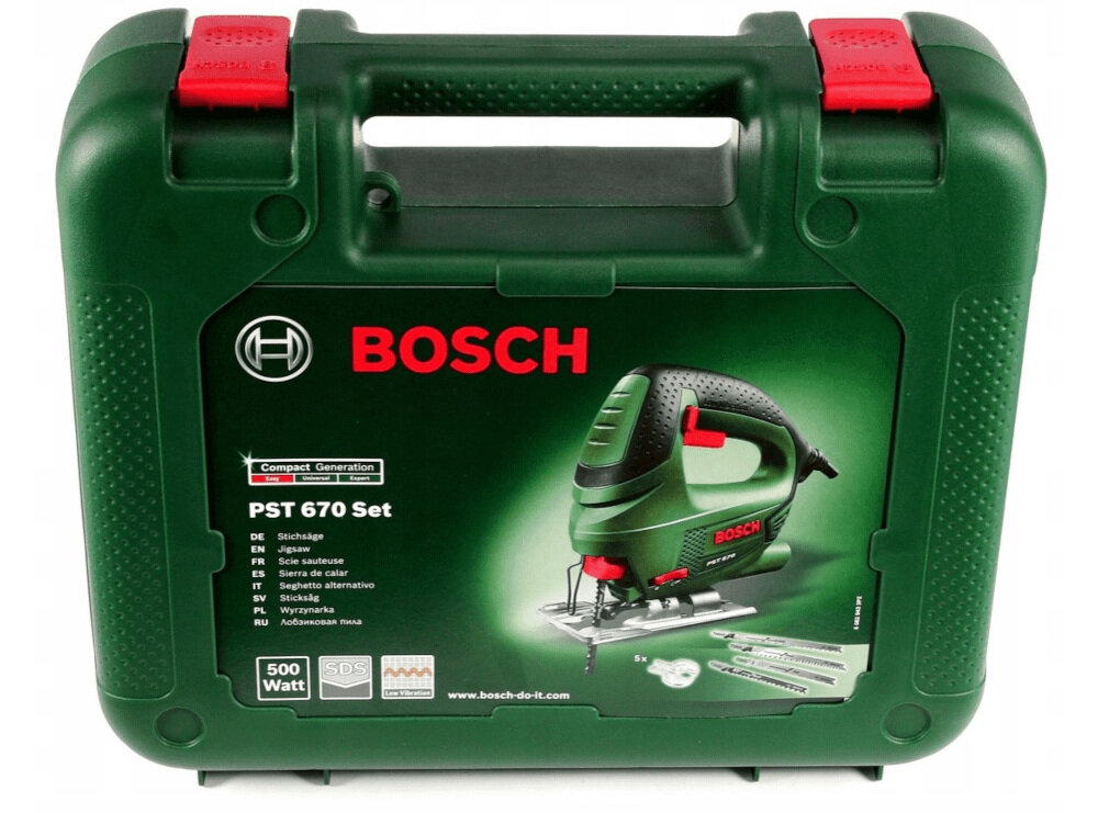 Wyrzynarka BOSCH PST 670 06033A0722 walizka transportowa