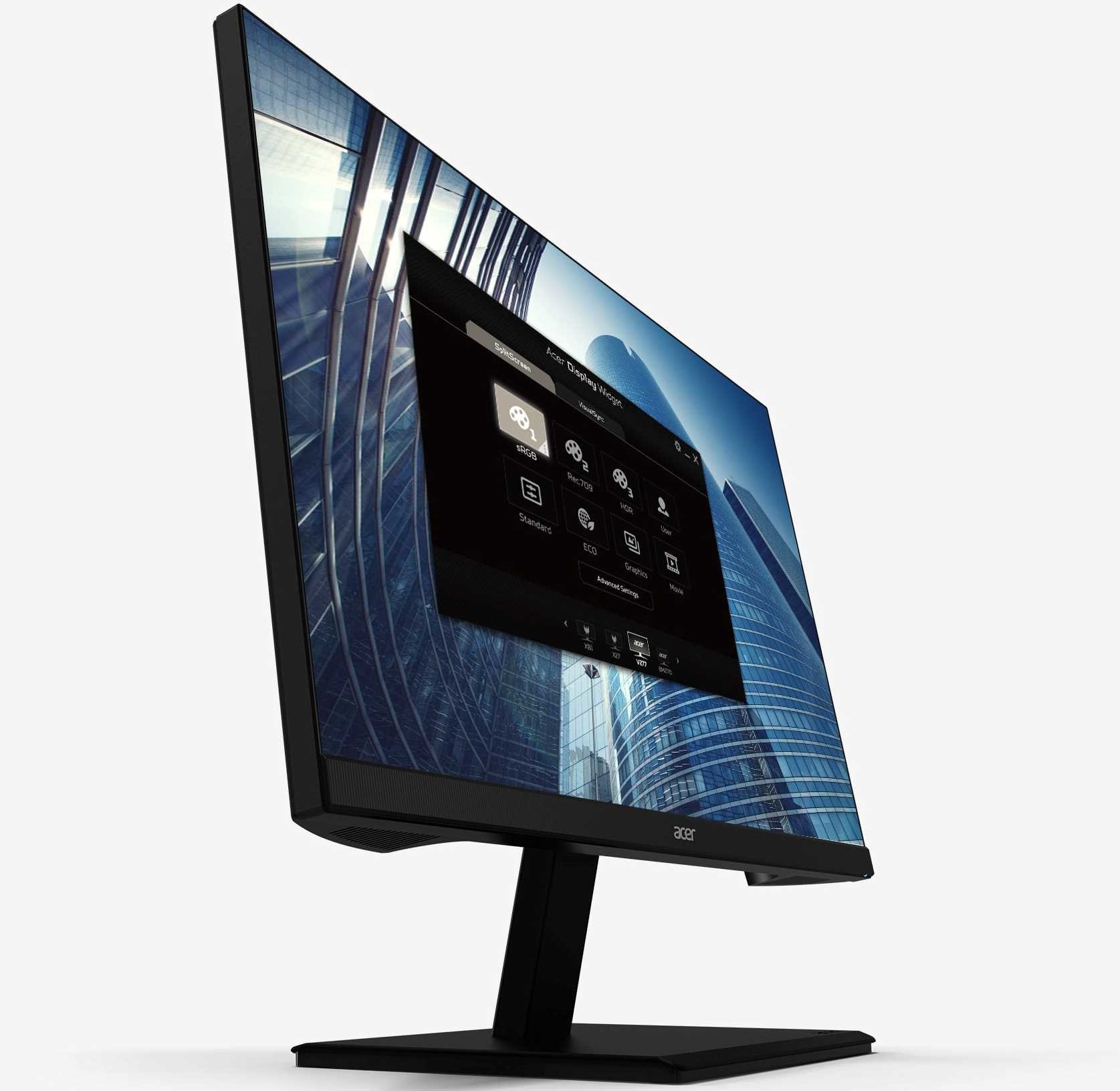 Monitor ACER V227Q - Display Widget 