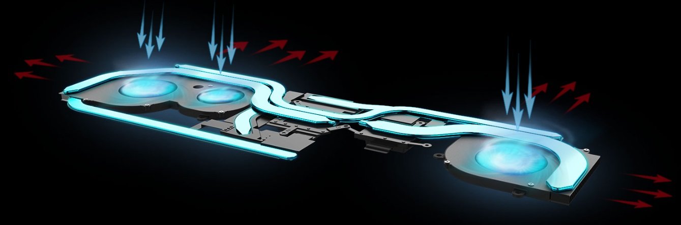 Laptop MSI GS65 Stealth - Chłodzenie