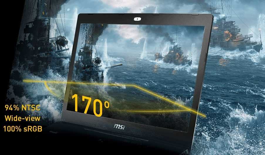Laptop Gamingowy MSI GL63 - Szeroki Kąt Widzenia