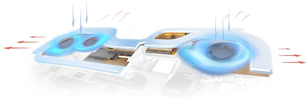 Monitor MSI P65 Creator - System Chłodzenia