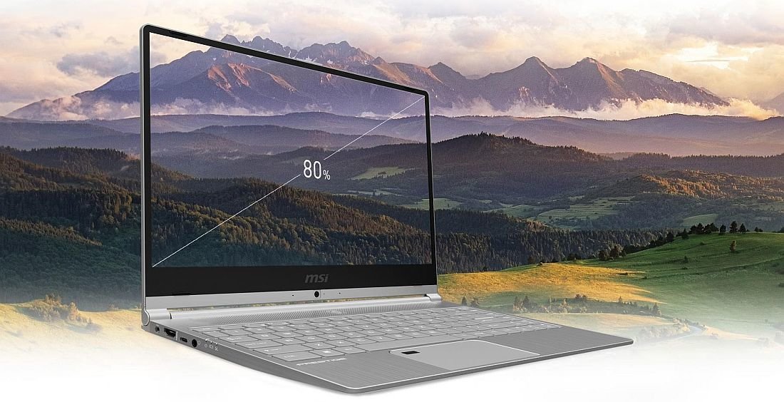 Laptop MSI PS42 Modern - ekran