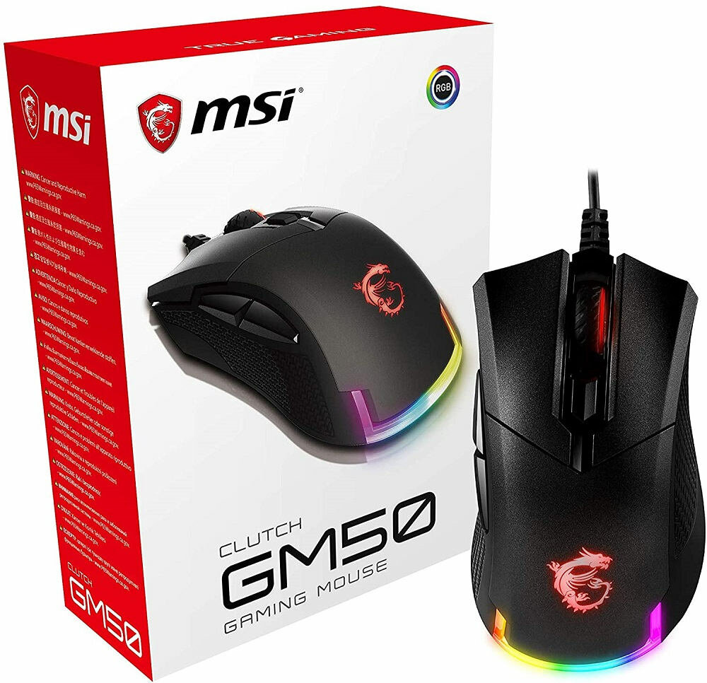 Mysz MSI Clutch GM50 - wysoka rozdzielczosc