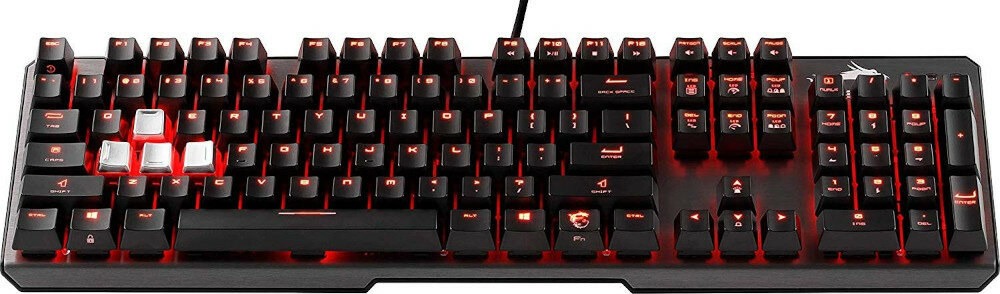 Klawiatura MSI Vigor GK60 wyglad ogolny front