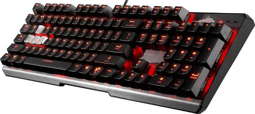 Klawiatura MSI Vigor GK60 antyposlizgowa podstawka zarzadzanie kablami