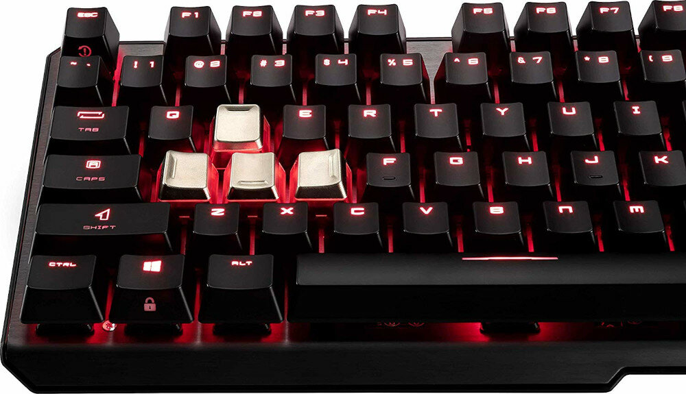 Klawiatura MSI Vigor GK60 metalowe nasadki klawisze funkcyjne