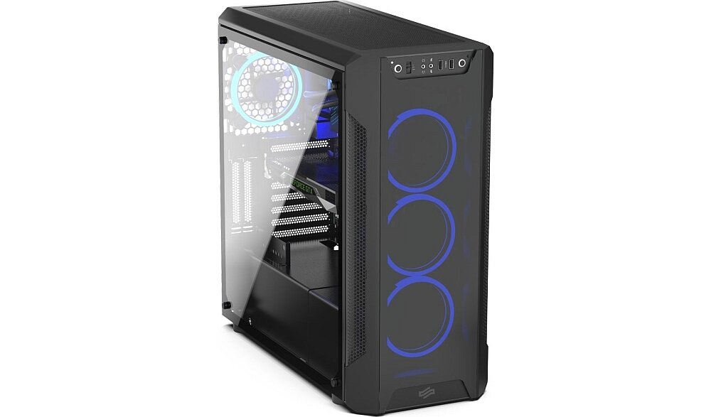 Obudowa SILENTIUM PC Armis AR7 TG RGB porty