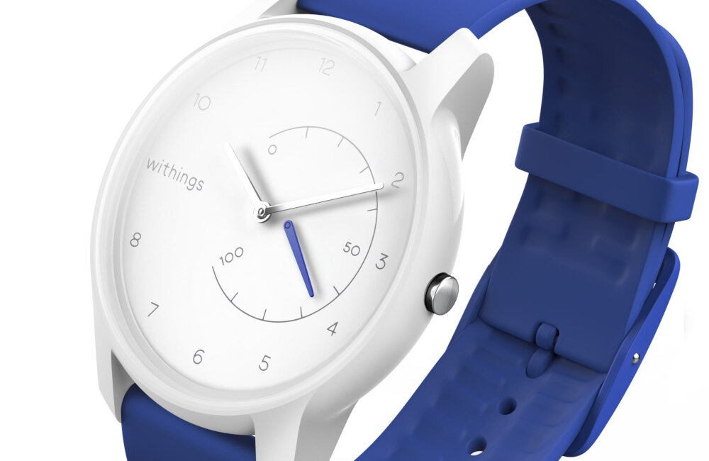 Zegarek sportowy WITHINGS Move Niebieski odporność trwałość