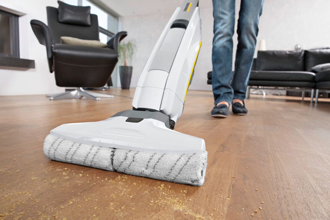 Mop elektryczny KARCHER FC 5 Premium Home Line 1.055-460.0 2 w 1 odkurzanie mycie podlog efekty czyszczenia powierzchnia do 60 m2