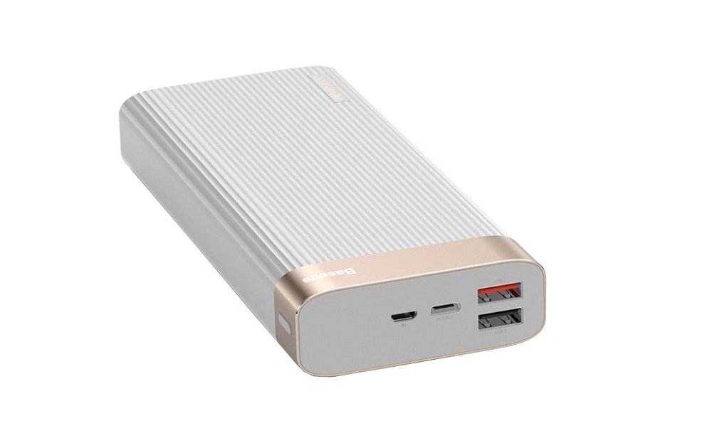 Powerbank BASEUS Quick Charge 20000 mAh Biały wszechstronne zastosowanie