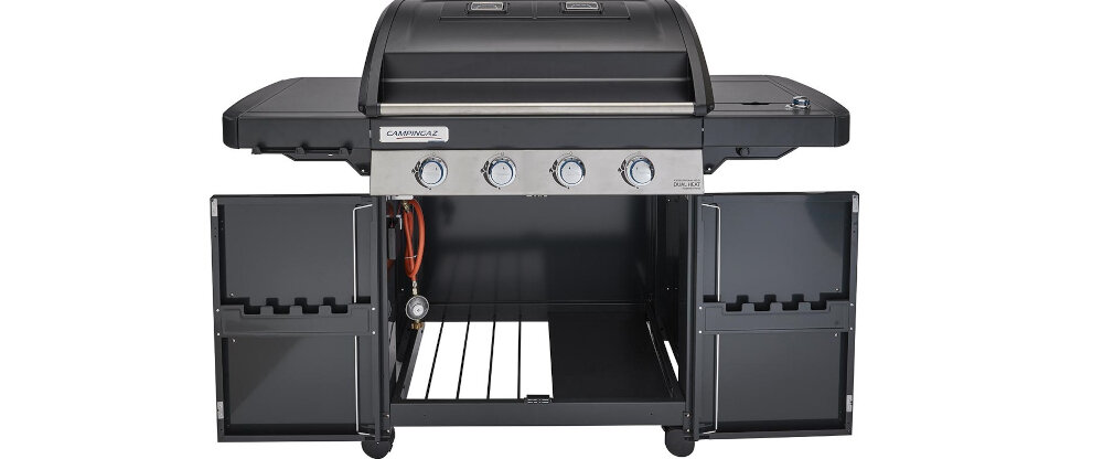 Grill gazowy CAMPINGAZ Classic LS Plus D Seria 3  pokrywa stal nierdzewna temperatura kontrola czesci manewrowanie