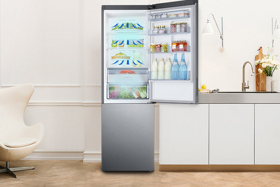 Samsung Chłodne powietrze w każdym zakamarku lodówki! All-Around Cooling