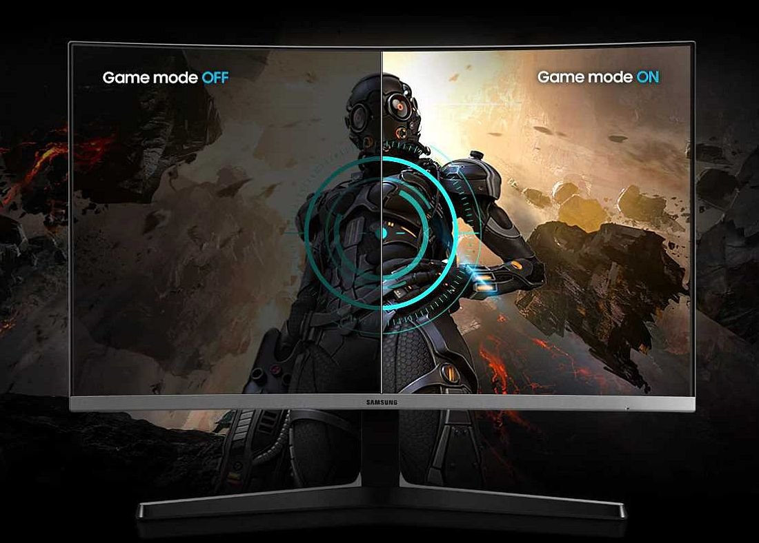 Monitor SAMSUNG Curved LC27R500FHUXEN - Tryb gier