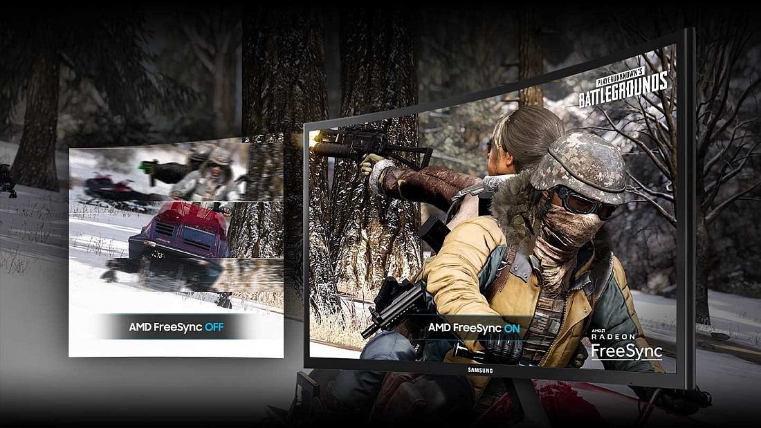 Monitor SAMSUNG Curved LC24RG50FQUXEN - FreeSync