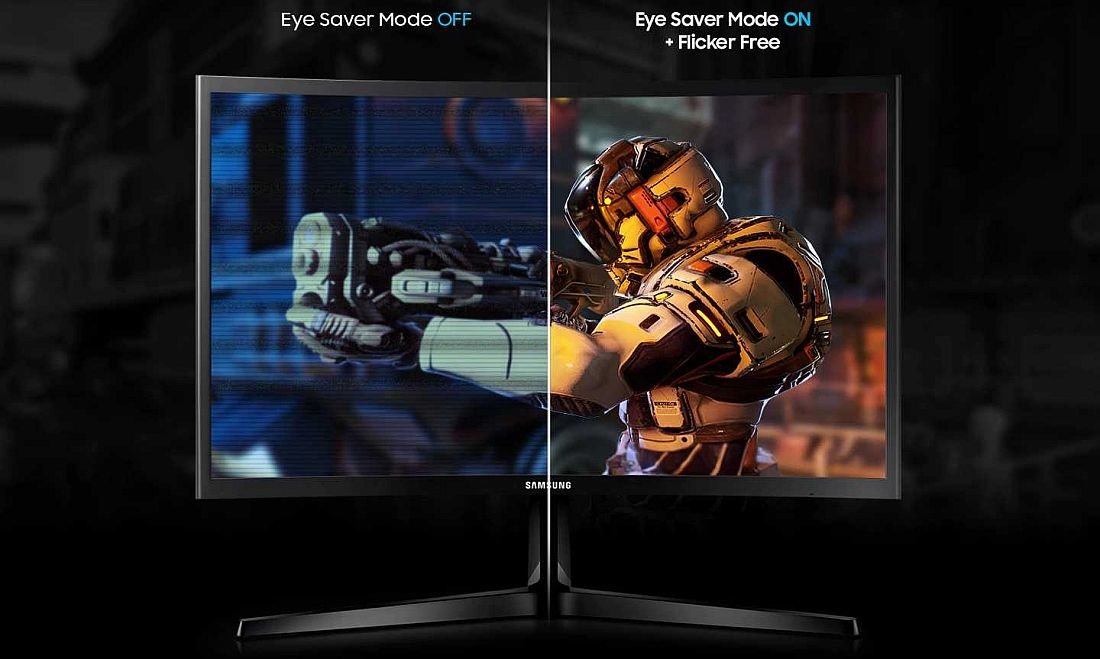 Monitor SAMSUNG Curved LC24RG50FQUXEN - Eye Saver