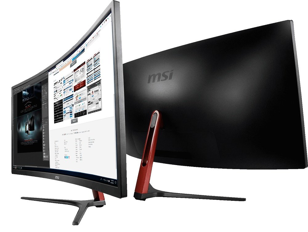 Monitor MSI Optix MAG341CQ Picture in Picture Picture by Picture PIP układy przestrzeni roboczej dziesięc trybów podziału ekranu pięć paneli