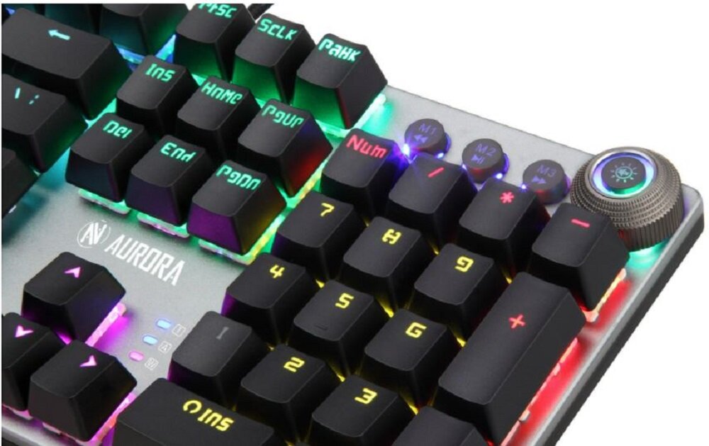Klawiatura IBOX Aurora K-3 (IKGMK3) - Szybka reakcja klawiszy