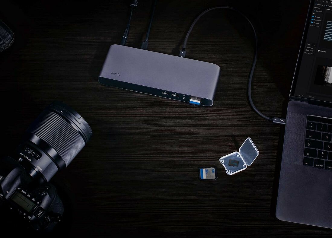 Stacja dokująca ELGATO Thunderbolt 3 Pro Dock - Magazyn pamięci 