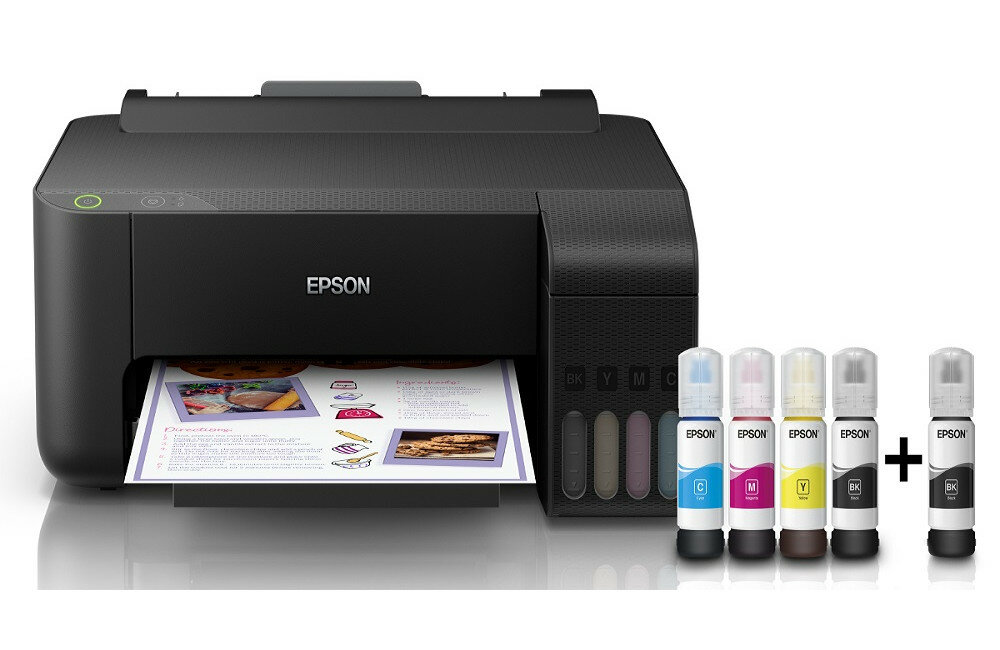 Drukarka EPSON EcoTank L1110 energia atrament druk atramentowy drukowanie podajnik