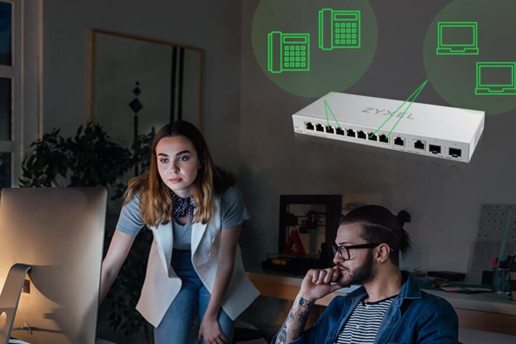 Switch ZYXEL GS1008HP-EU0101F VLAN