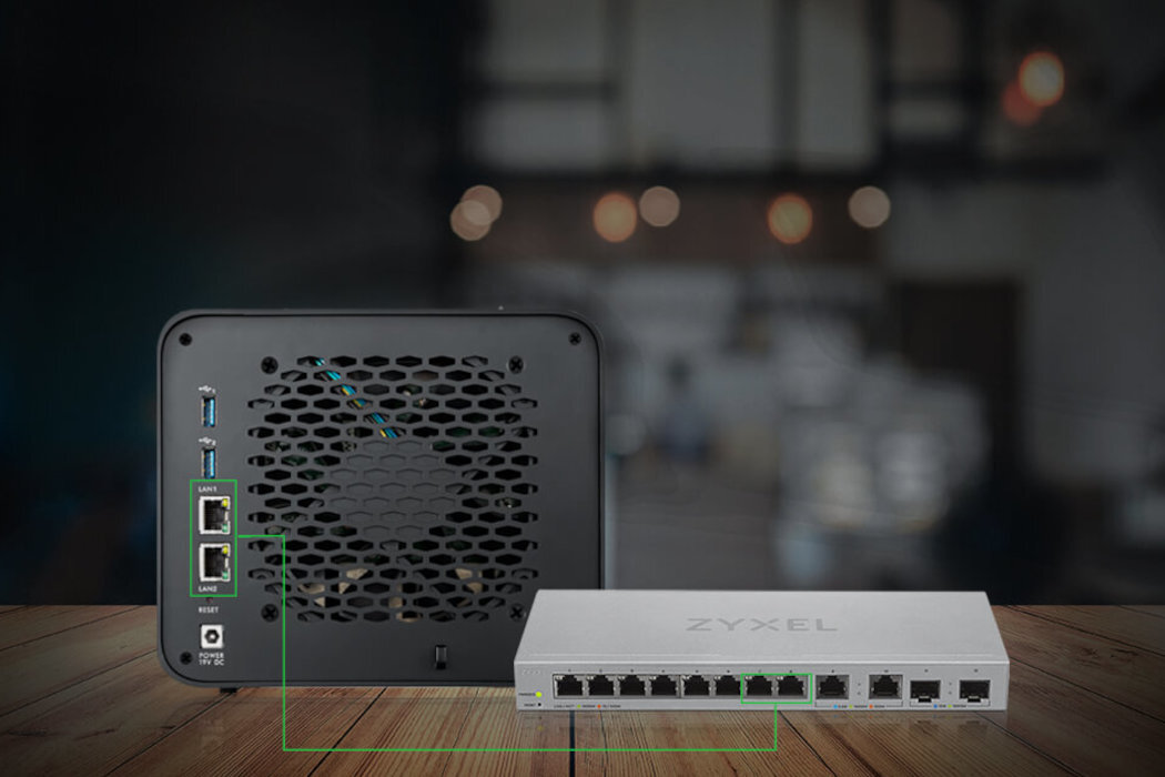 Switch ZYXEL GS1008HP-EU0101F ścieżka transfer połączenie