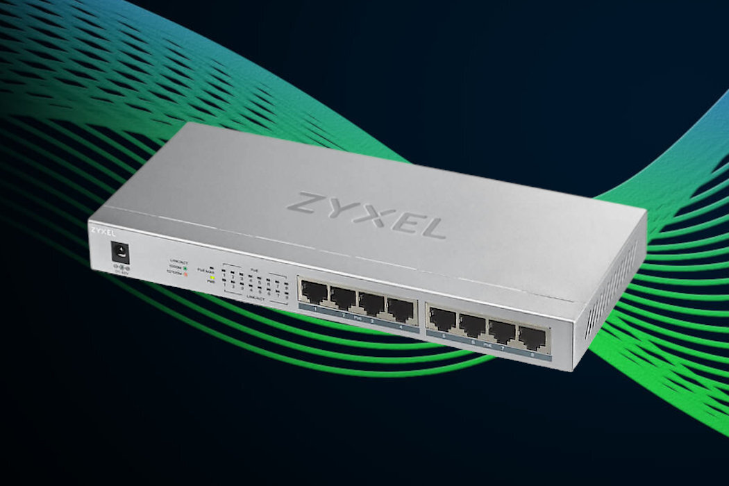 Switch ZYXEL GS1008HP-EU0101F bez wentylatora cicha praca