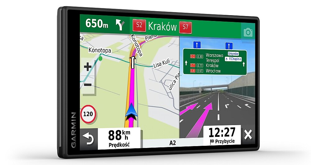 Nawigacja GARMIN DriveSmart 55 MT-S EU ekran mapy sterowanie łączność