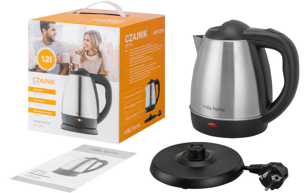 Czajnik GÖTZE & JENSEN KT050E Biały 2200W pojemność 1,7L filtr