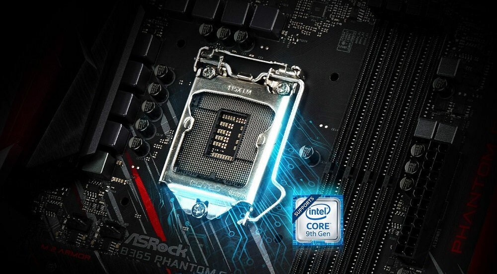 Płyta główna ASROCK B365 Phantom Gaming 4 - gniazdo procesora