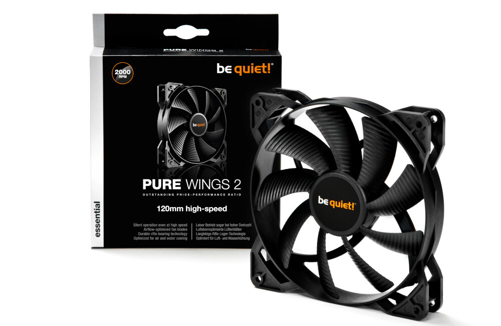 Wentylator BE QUIET! Pure Wings 2 wygląd obroty ekonomiczność