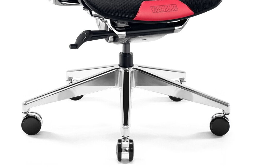 Fotel DIABLO CHAIRS V-Dynamic Karmazynowy kółka podstawa