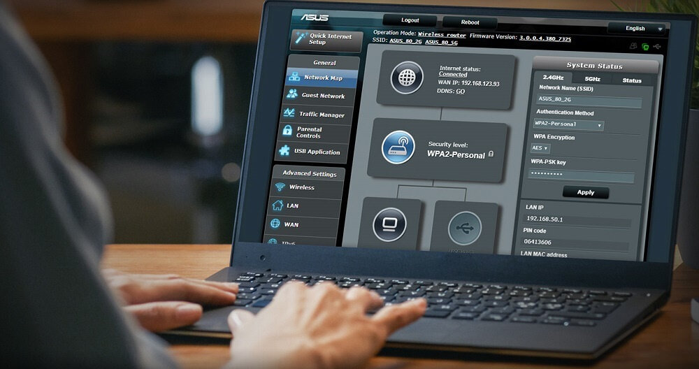 Router ASUS RT-AC65P - przesylanie strumieniowe