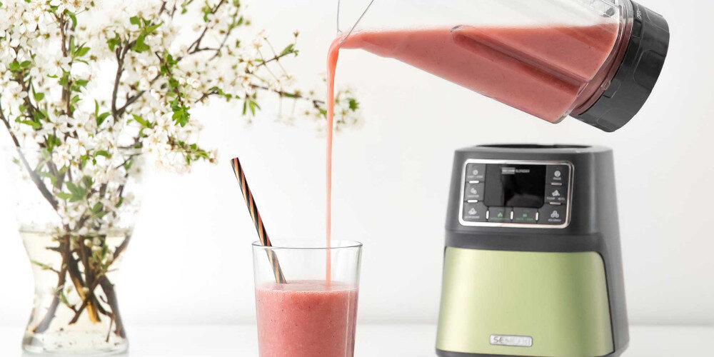Blender kielichowy SENCOR SBU 7870GG (Sportowy/Próżniowy) + 2 bidony w komplecie moc obrotów 28 000 obr/min zupa