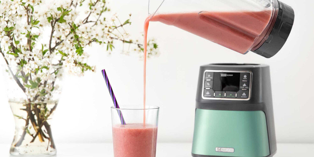 Blender kielichowy SENCOR SBU 7871GR (Sportowy/Próżniowy) + 2 bidony w komplecie moc obrotów 28 000 obr/min zupa