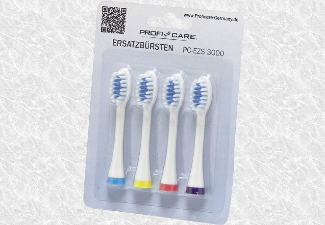 Końcówka szczoteczki PROFICARE 399999 (4 szt.) (Usuwanie przebarwień) oczyszczenie przebarwienia higiena pielęgnacja uśmiech osad plamy