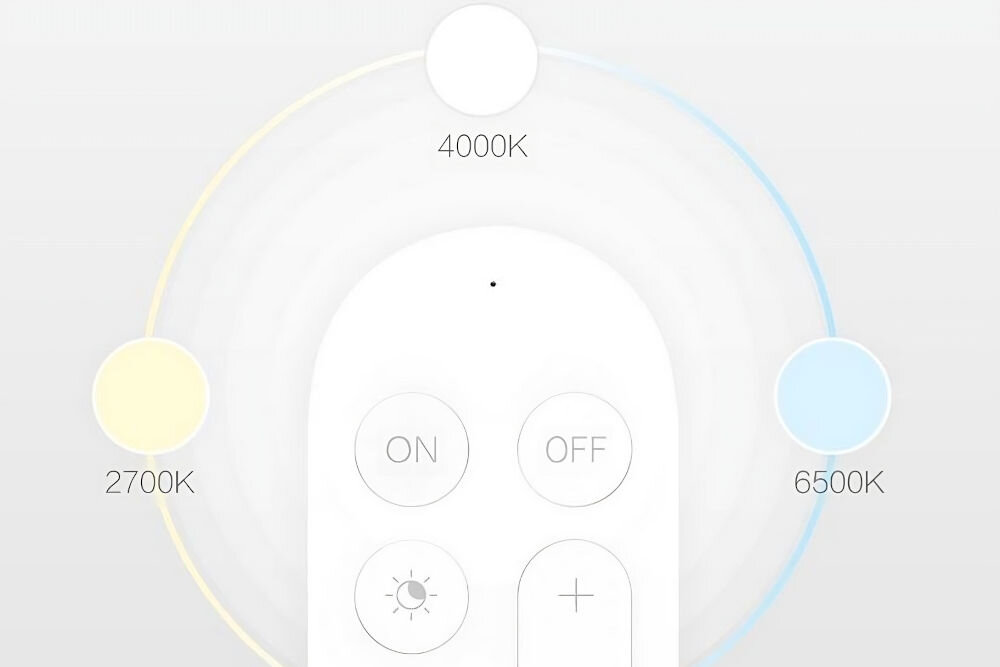 Pilot XIAOMI Yeelight YLYK 01YL regulacja jasności koloru temperatury oświetlenia